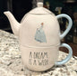New Rae Dunn Disney’s Cinderella ceramic teapot A DREAM IS A WISH