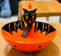 New Joanna Parker ceramic Cat bowl serving dish Carnival Cottage
