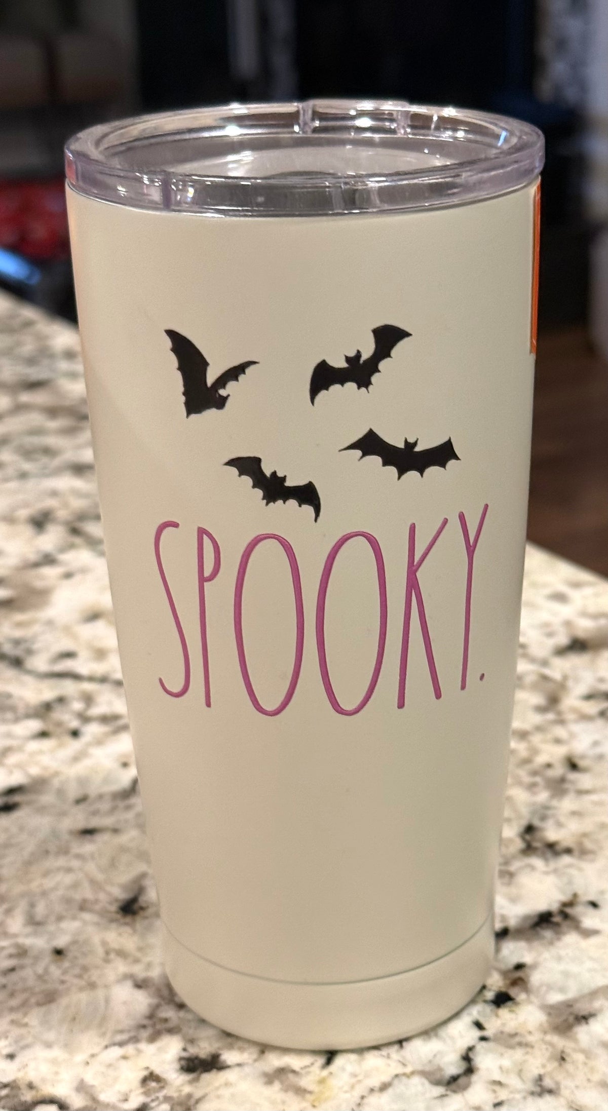 New Rae Dunn Halloween 17oz stainless drink tumbler SPOOKY