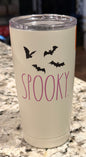 New Rae Dunn Halloween 17oz stainless drink tumbler SPOOKY
