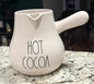 New Rae Dunn white ceramic Christmas HOT COCOA pot