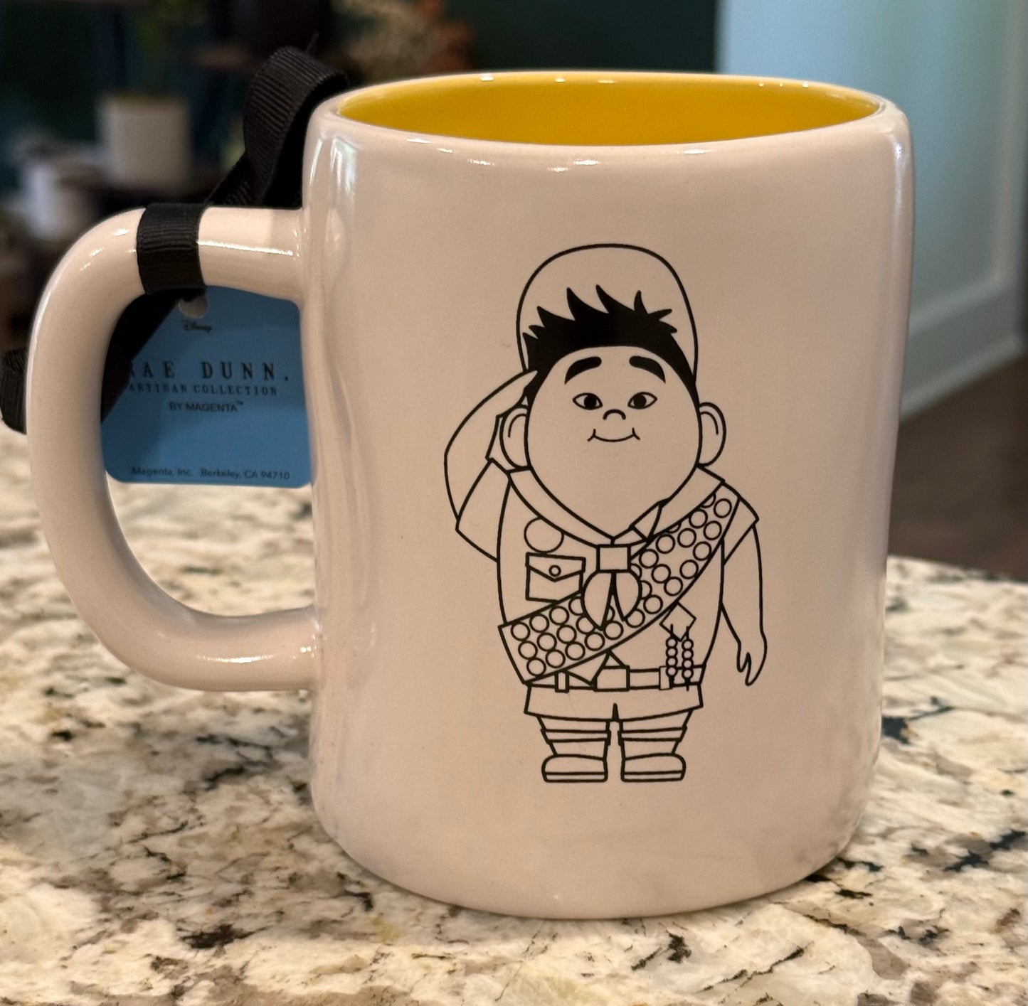 New Rae Dunn x Pixar’s UP! ceramic coffee mug WILDNERNESS EXPLORER