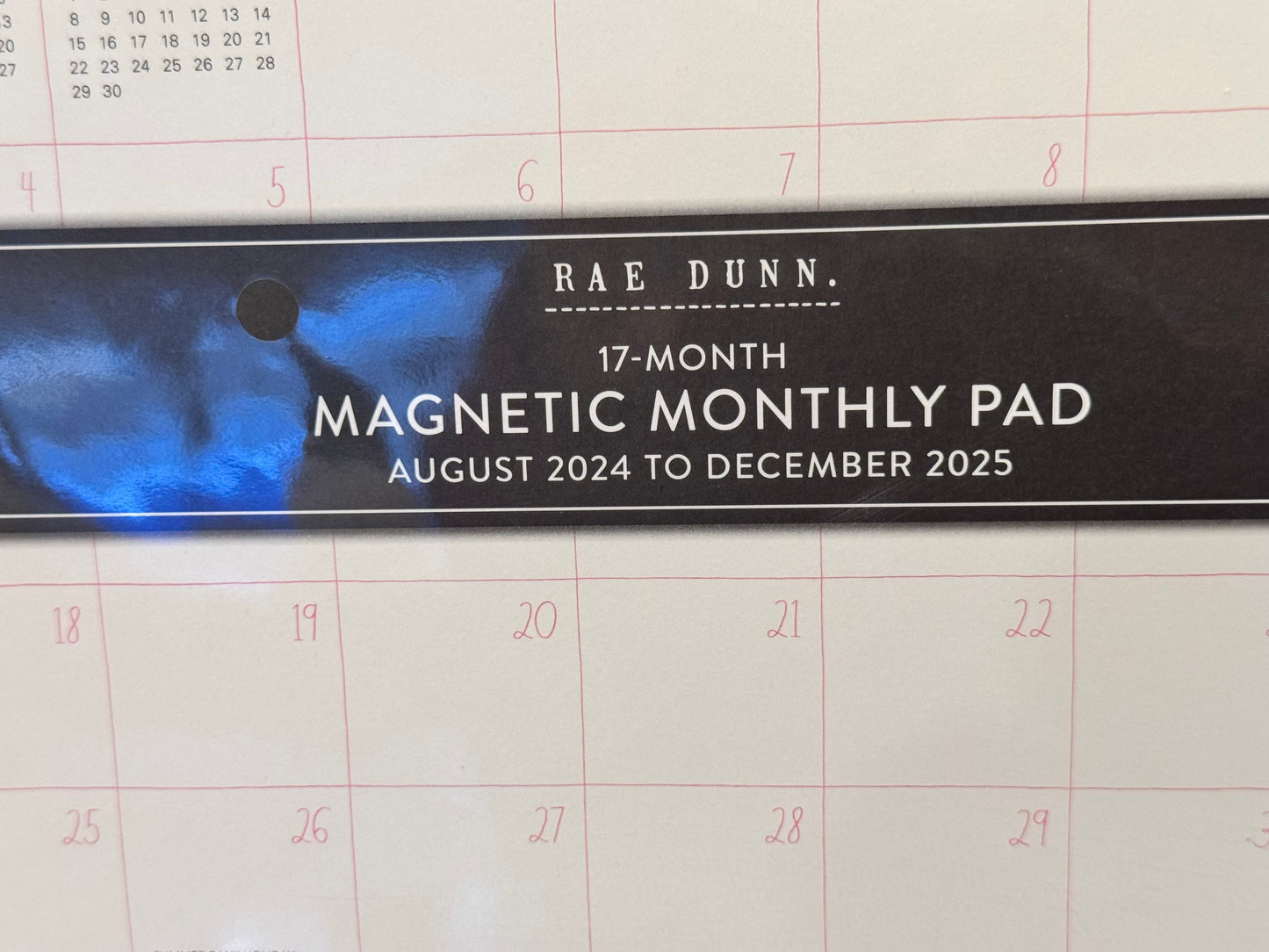 New Rae Dunn full year 2025 monthly magnetic tear-off Calendar