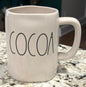 New white ceramic Rae Dunn Christmas decor coffee mug COCOA