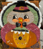 New release Joanna Parker ceramic fall turkey snack plate