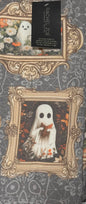 New Rachel Zoe set of 2 reading ghost photo frame Halloween decor kitchen dish towels