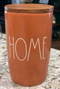 New Rae Dunn ceramic 8” wood lid storage cellar  HOME