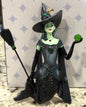 New December Diamonds Halloween green witch  ornament decor