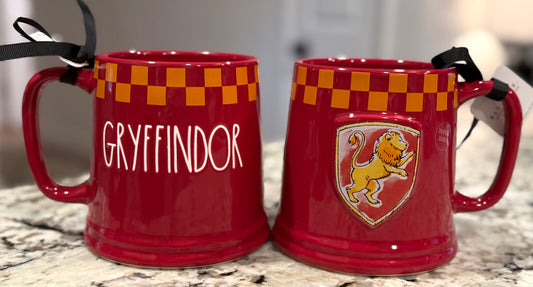 New Rae Dunn x Harry Potter ceramic coffee mug GRYFFINDOR