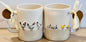 New Rae Dunn farmline ceramic coffee mug CLUCK