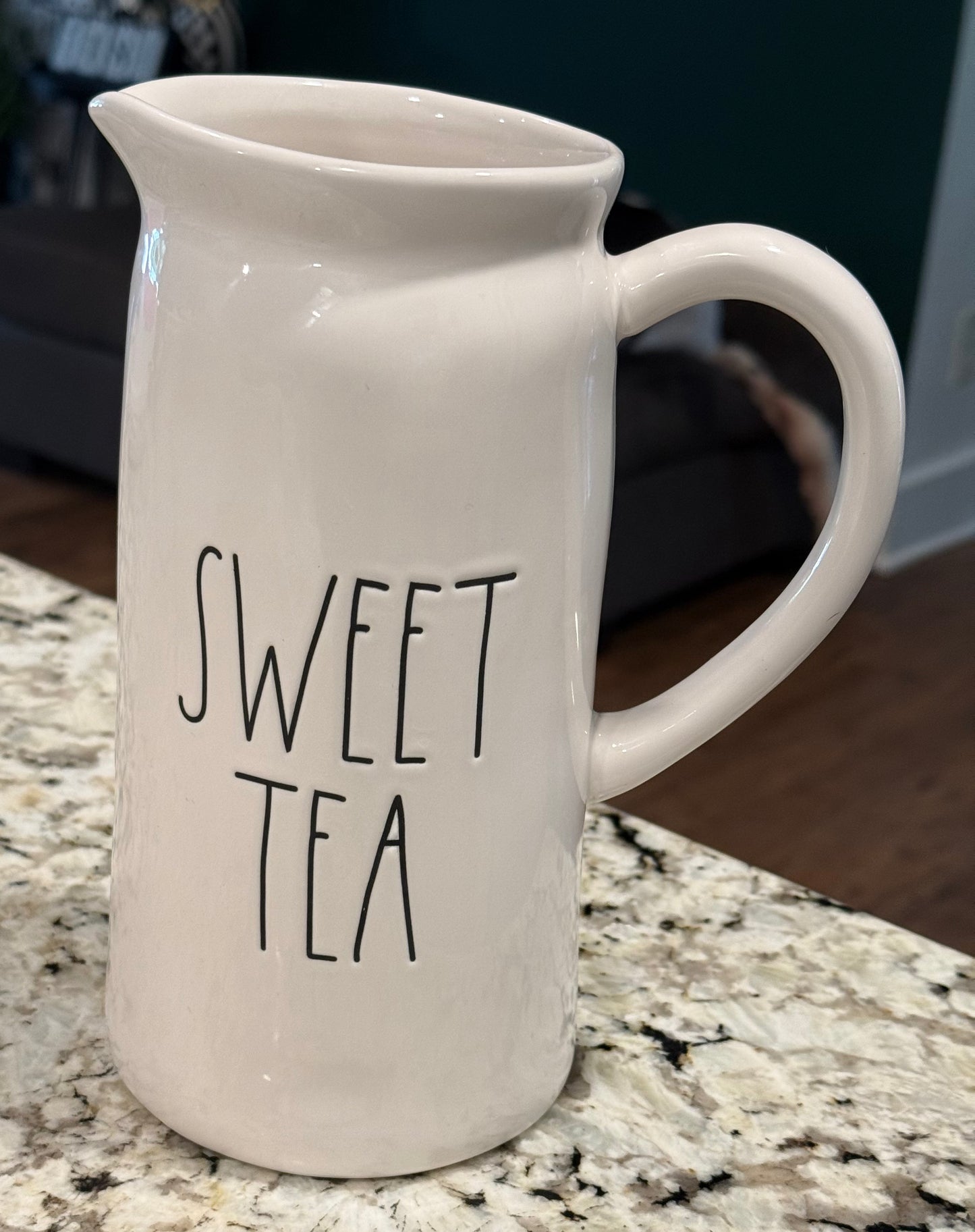 New Rae Dunn white ceramic SWEET TEA pitcher