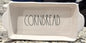 New Rae Dunn white ceramic baking pan CORNBREAD