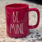 New Rae Dunn red ceramic coffee mug BE MINE