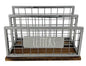 New Rae Dunn Grey Wooden Base Wire LETTERS. 3-slot Holder