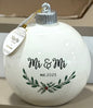 New ceramic Christmas ornament Mr. & Mr. EST. 2025