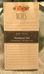 New Rae Dunn 2-pack stationary notepad set NOTES/TO-DO