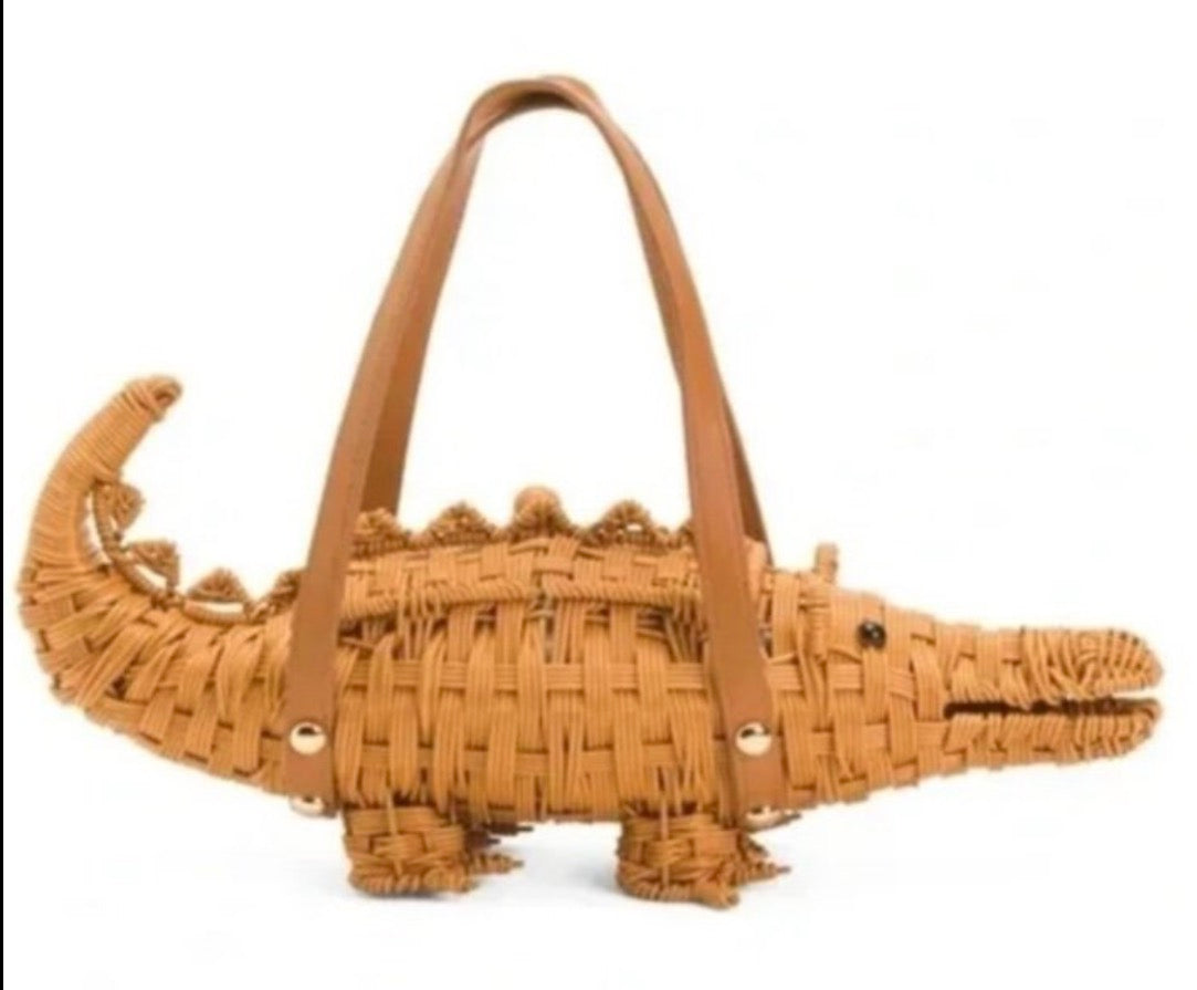 New Tommy Bahama wicker Alligator 🐊 purse handbag