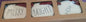New Rae Dunn ceramic Christmas tree ornament set MERRY/BRIGHT/TREE