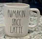 New Rae Dunn fall ceramic coffee mug PUMPKIN SPICE LATTE