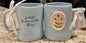 New Rae Dunn blue ceramic coffee mug GRATEFUL FOR EVERY LITTLE THING