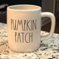 New Rae Dunn white ceramic mug PUMPKIN PATCH