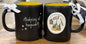New Rae Dunn x Harry Potter  black ceramic coffee mug STUDYING AT HOGWARTS