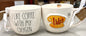 New Rae Dunn x Gilmore Girls white ceramic coffee mug I LIKE COFFEE WITH MY OXYGEN