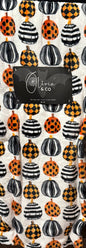 New Olivia & Co pumpkin print super soft fall throw blanket bedding 60x70