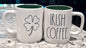 New Rae Dunn St. Patrick’s Day ceramic coffee mug ☘️ KISS ME