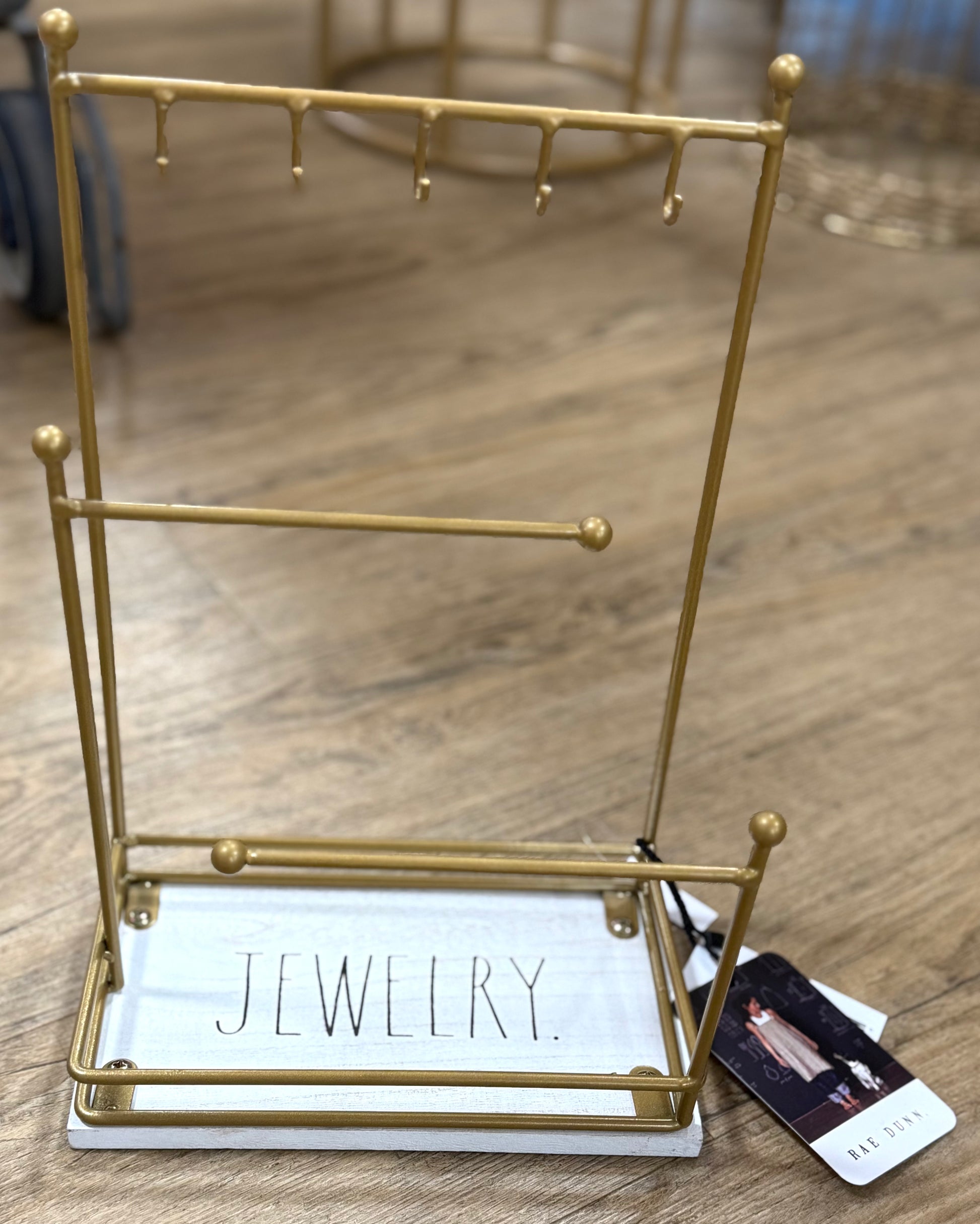 New Rae Dunn wood & metal JEWERLY storage rack – You're Never Quite Dunn