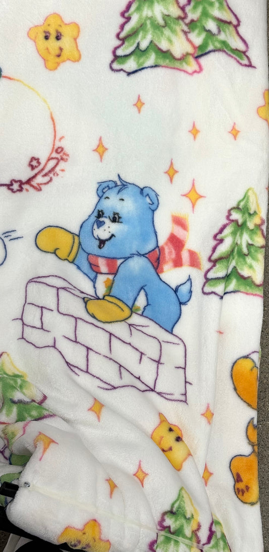 New Care Bears Christmas snow blanket bedding 50x70