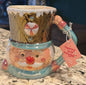 New Christmas iridescent ceramic nutcracker coffee mug