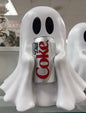 New resin Halloween decor Ghost with Diet Coke Can 13x10