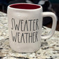 Rae Dunn fall ceramic coffee mug SWEATER WEATHER