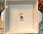 New Rae Dunn ceramic Halloween ghost baking dish/ pan BAKER BOO
