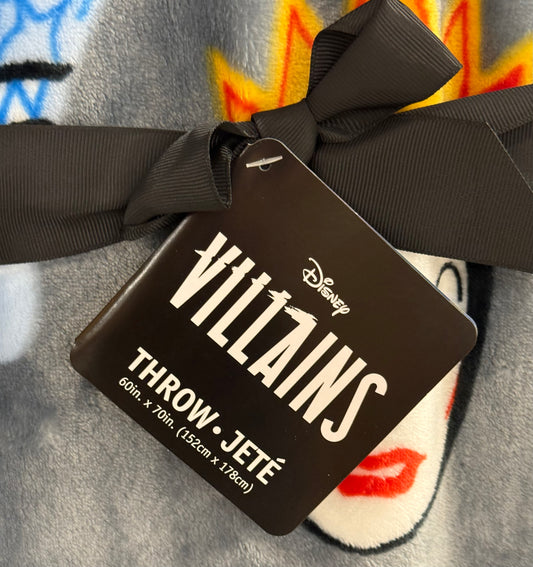 New Disney Halloween Villains throw blanket 60x70