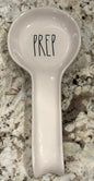 New Rae Dunn white ceramic  spoon rest PREP