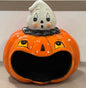 New release Joanna Parker Gus pumpkin open mouth (smaller 6” size) decor dish