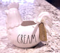 New Rae Dunn ceramic chicken CREAM pitcher