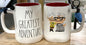 New Rae Dunn x Pixar’s UP! white ceramic coffee mug MY GREATEST ADVENTURE
