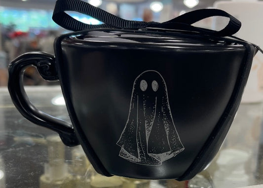 New release Rae Dunn black ceramic measuring cup set Halloween ghost decor