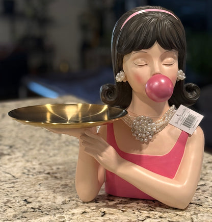 December Diamonds 14.5in Bubblegum Girl w/Tray