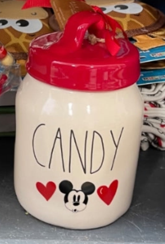 New Rae Dunn x Disney’s Mickey Mouse ceramic canister CANDY