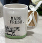 New release Rae Dunn Farmline cow mug MADE FRESH