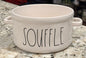 New Rae Dunn white ceramic SOUFFLÉ bowl dish