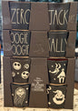 New Rae Dunn x Nightmare before Christmas ceramic ramekin cup set black matte