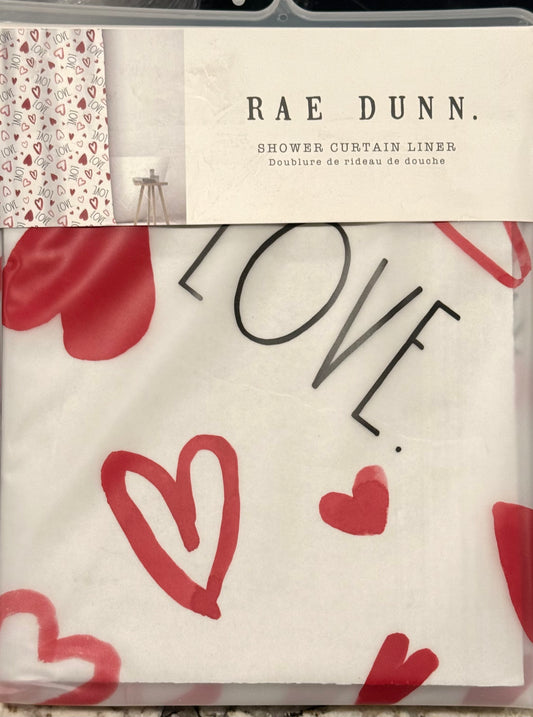 New Rae Dunn shower curtain liner LOVE ❤️