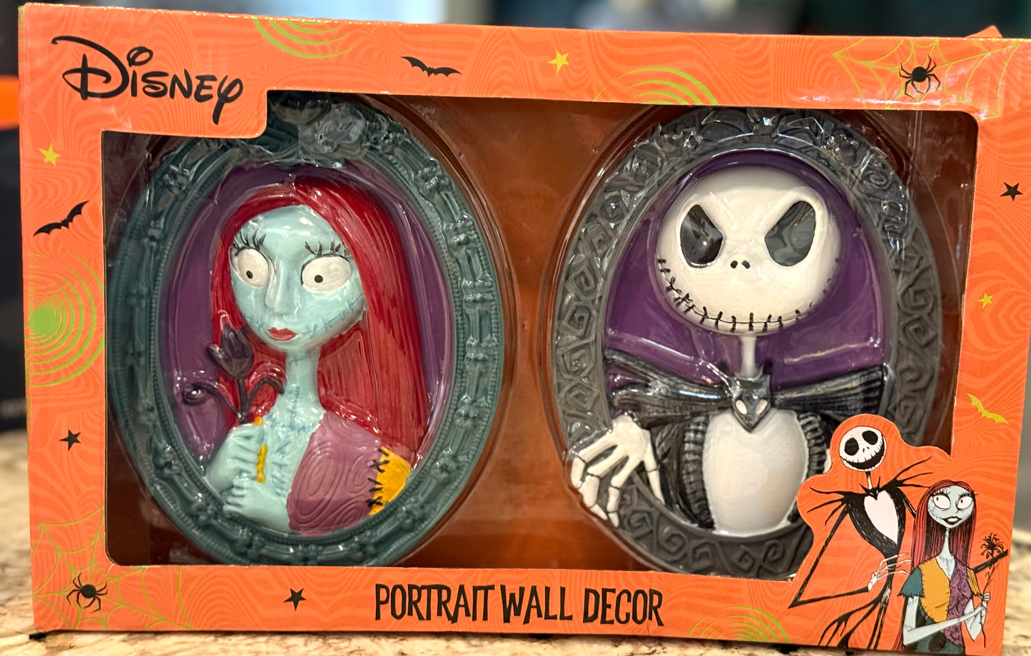 New Disney Nightmare before Christmas Halloween wall decor JACK AND SALLY