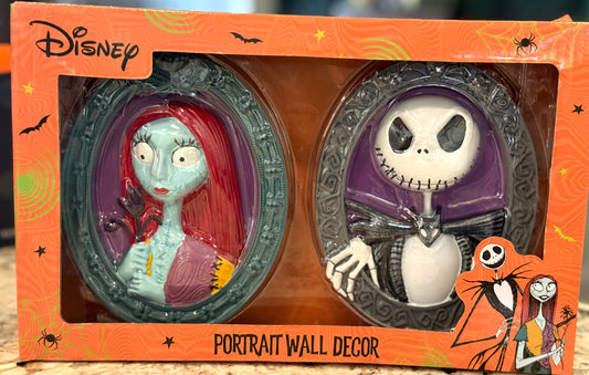New Disney Nightmare before Christmas Halloween wall decor JACK AND SALLY