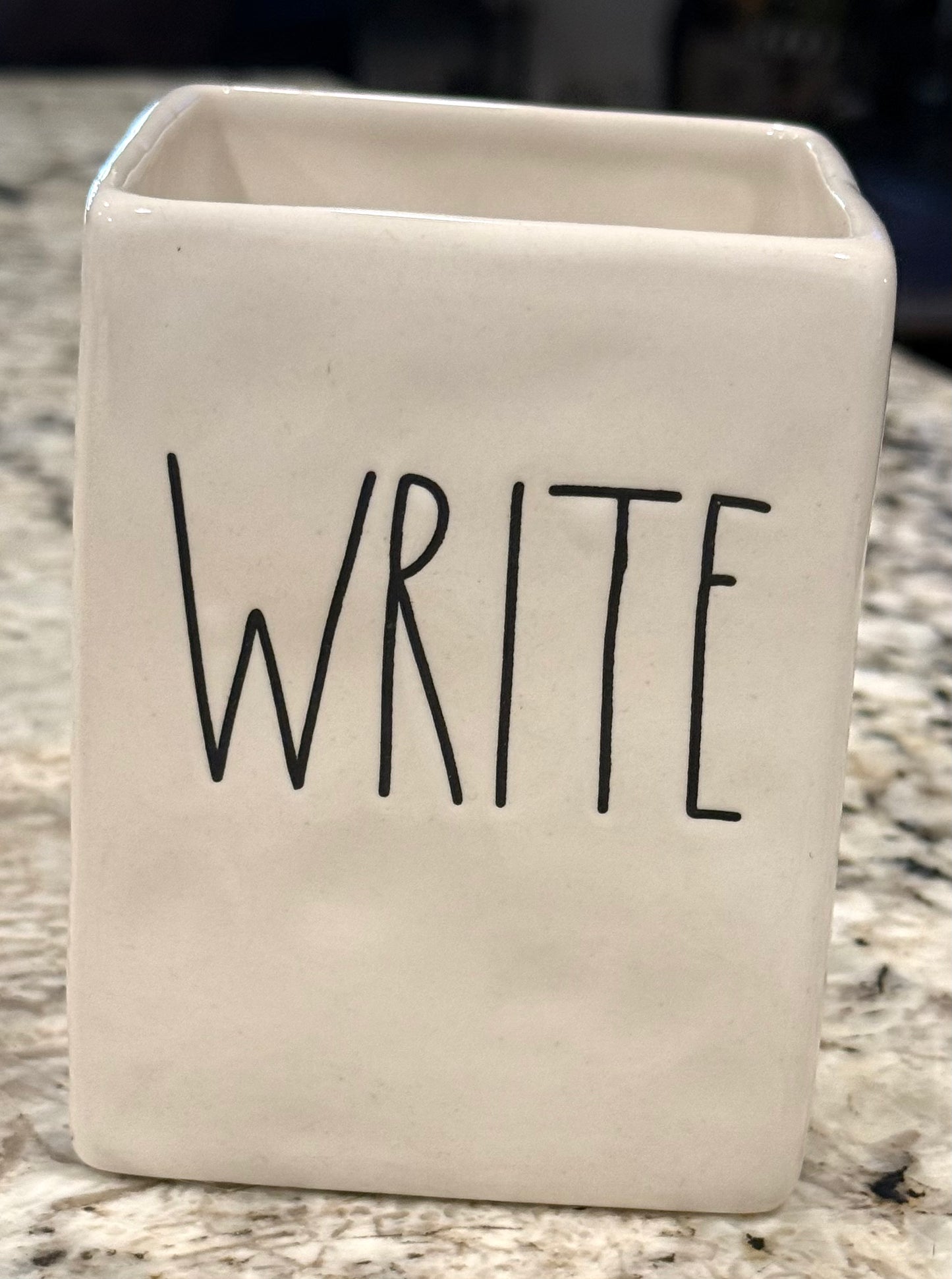 New Rae Dunn ceramic WRITE ✍️ storage holder